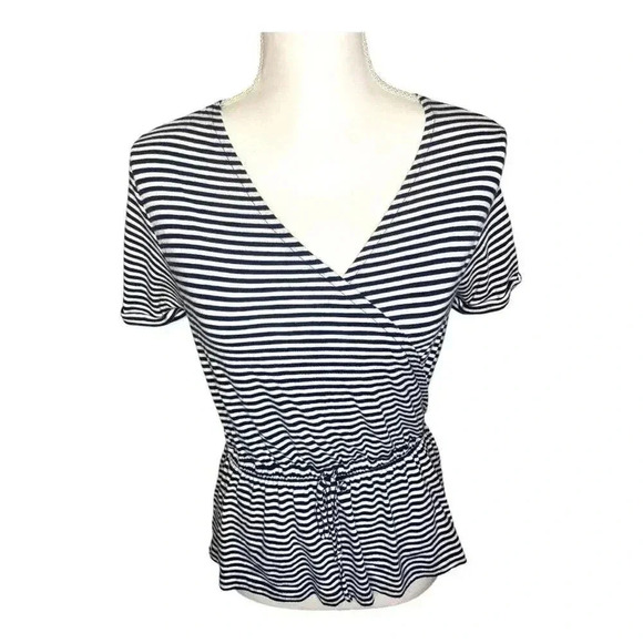 Vineyard Vines‎ Women’s XS Striped Knit Wrap Top - Picture 1 of 4